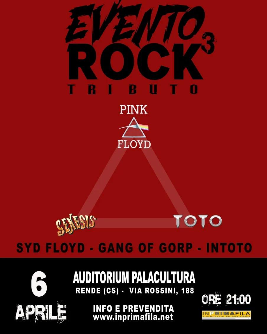 Evento Rock 3 – Genesis, Toto, Pink Floyd